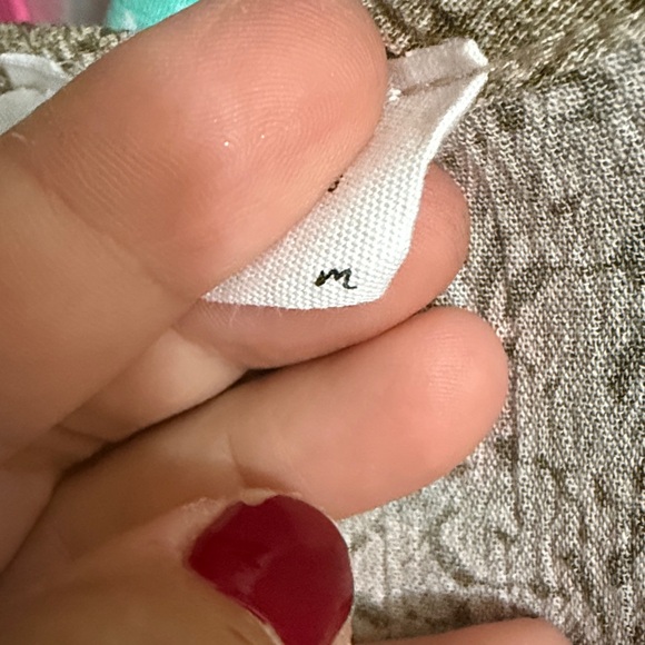 Green pattern Long Sleeve Dress - Picture 7 of 7